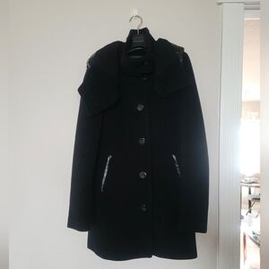 Mackage | Wool Pea Coat with removable hood